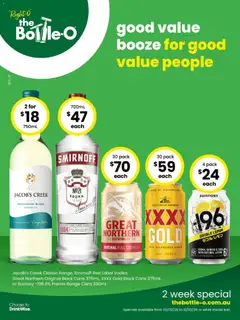 Preview of catalogue Catalogue BALMORAL from shop The Bottle-O valid 02/02/2026