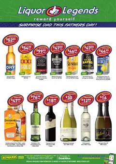 Preview of catalogue Catalogue Deception Bay from shop Liquor Legends valid 27/08/2025