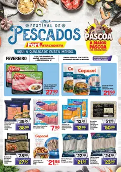 Pré-Visualização do folheto "Ofertas Festival de Pescados" da loja Fort Atacadista válido a partir de 16/02/2026