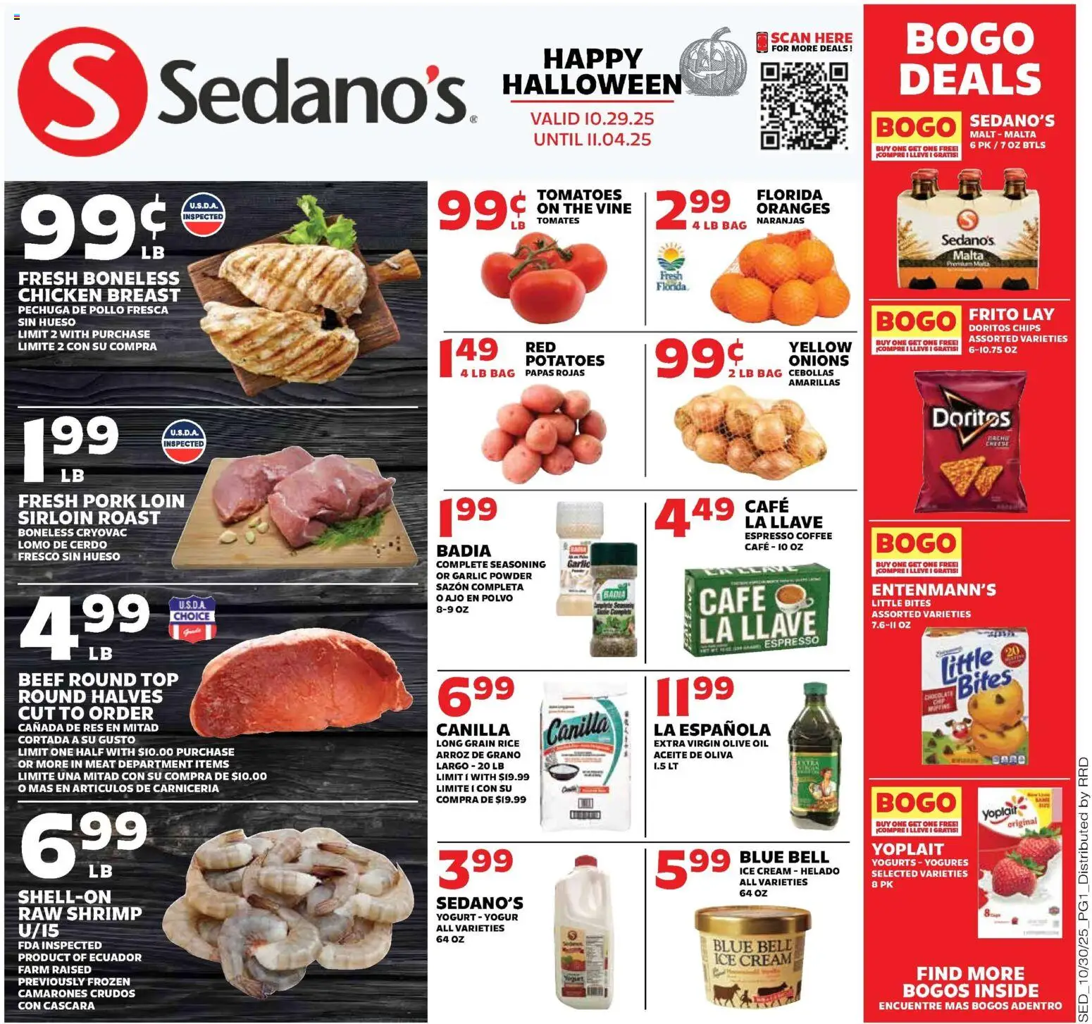 Ad Preview of Sedano's Weekly Ad from 10/29/2025