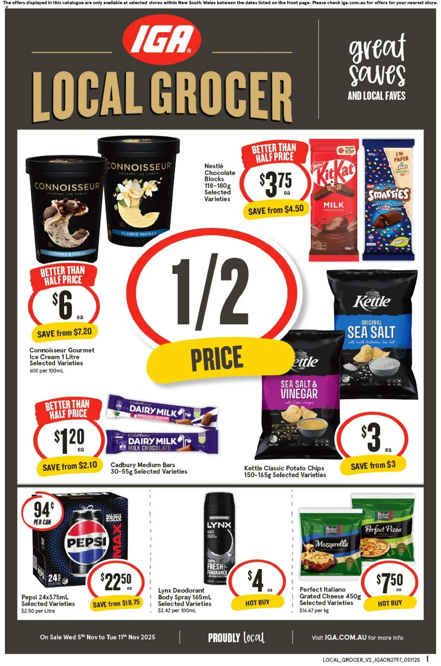 Preview of catalogue Local Grocer NSW from shop IGA valid 05/11/2025
