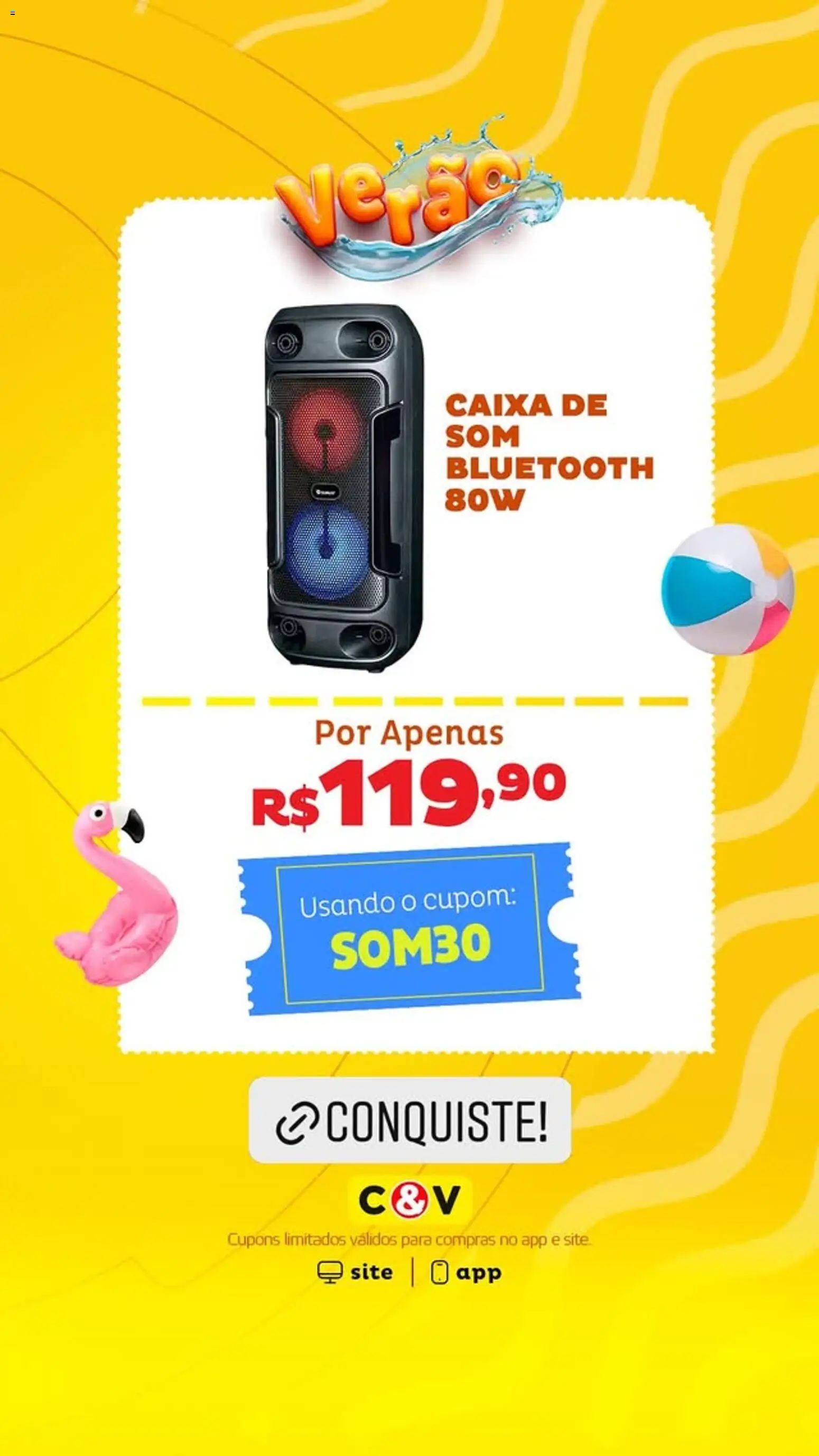 Pré-Visualização do folheto "Promoções" da loja Casa e Video válido a partir de 12/01/2026 - Caixa