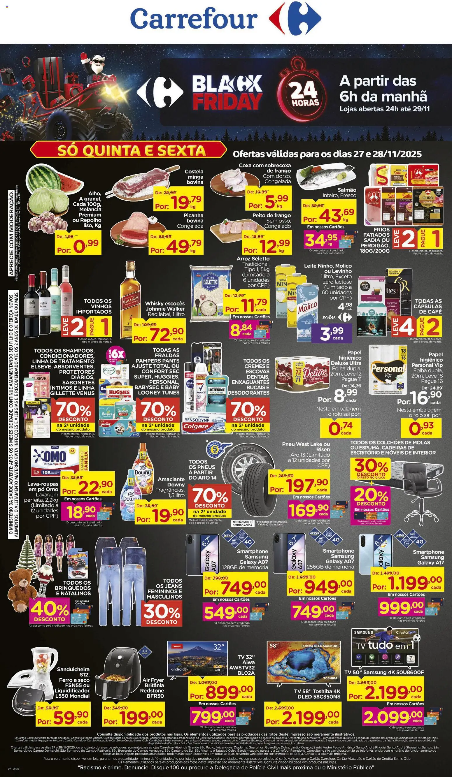 Pré-Visualização do folheto "Black Friday" da loja Carrefour válido a partir de 27/11/2025