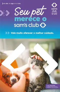 Pré-Visualização do folheto "Ofertas Pet" da loja Sam's Club válido a partir de 16/09/2025