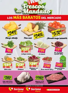 Vista previa las ofertas de la tienda Soriana - Soriana Frescos del Mandado Mercado: Tamaulipas desde el 14/04/2026 