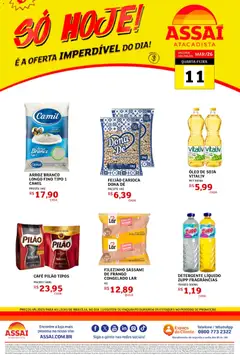 Pré-Visualização do folheto "Assaí Atacadista ofertas - DF" da loja Assaí Atacadista válido a partir de 11/03/2026