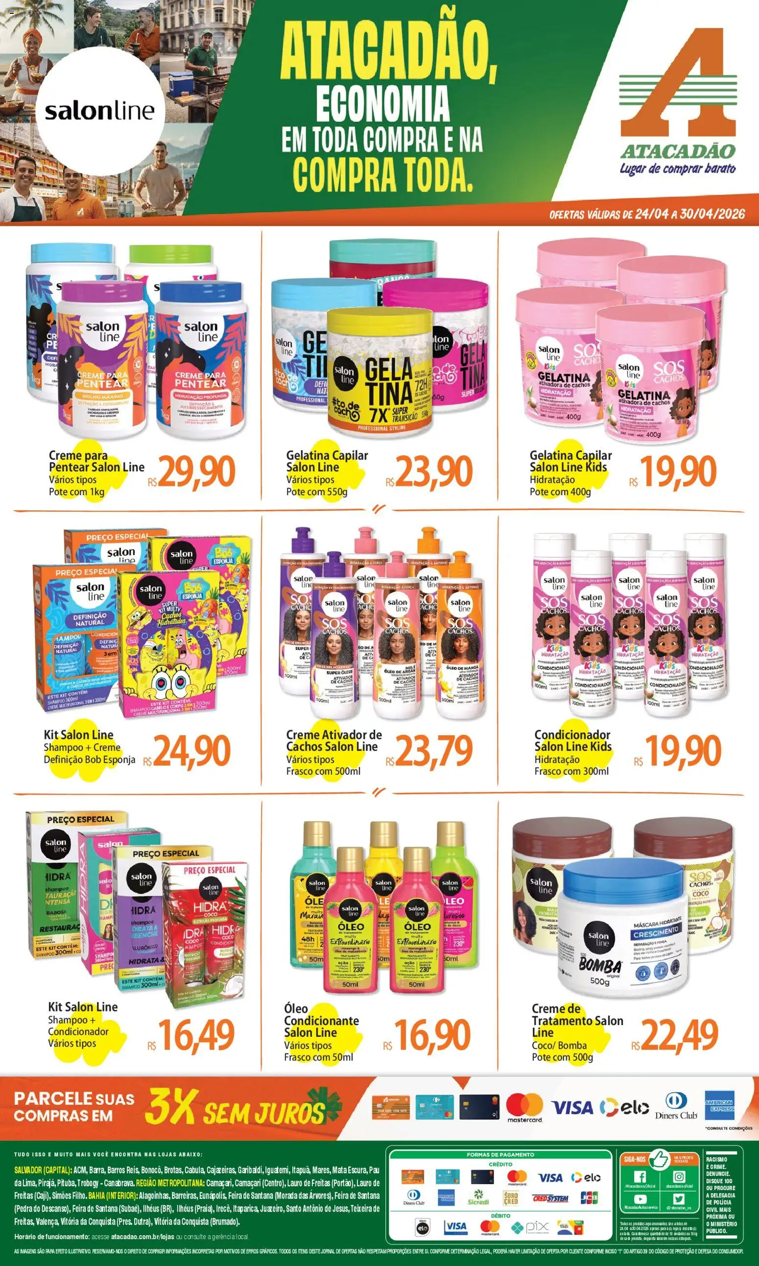 Pré-Visualização do folheto "Atacadão ofertas - BA" da loja Atacadão válido a partir de 24/04/2026