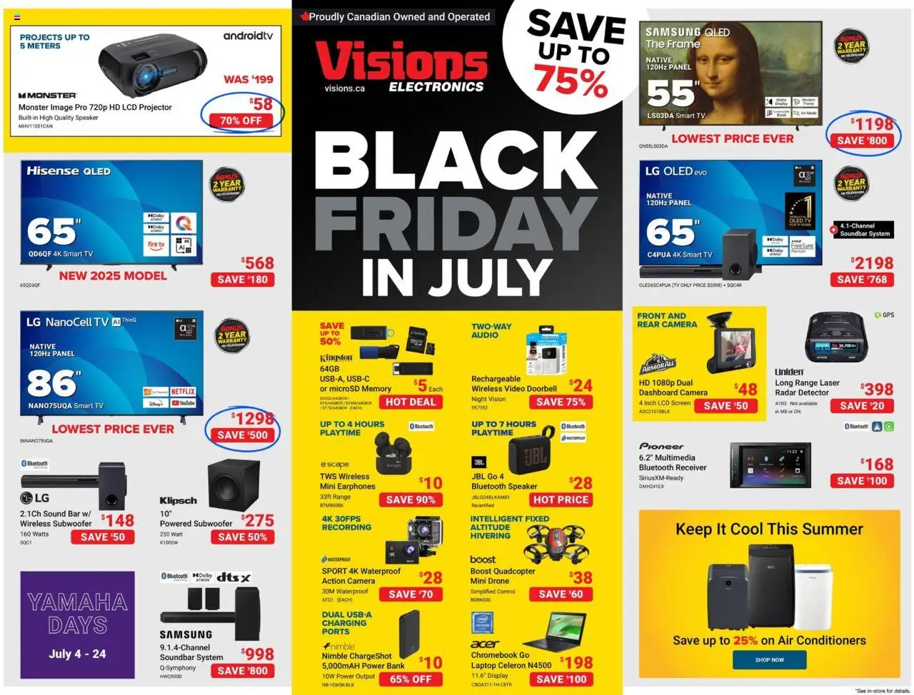 Visions flyer valid from Jul 18, 2025 - page number 1