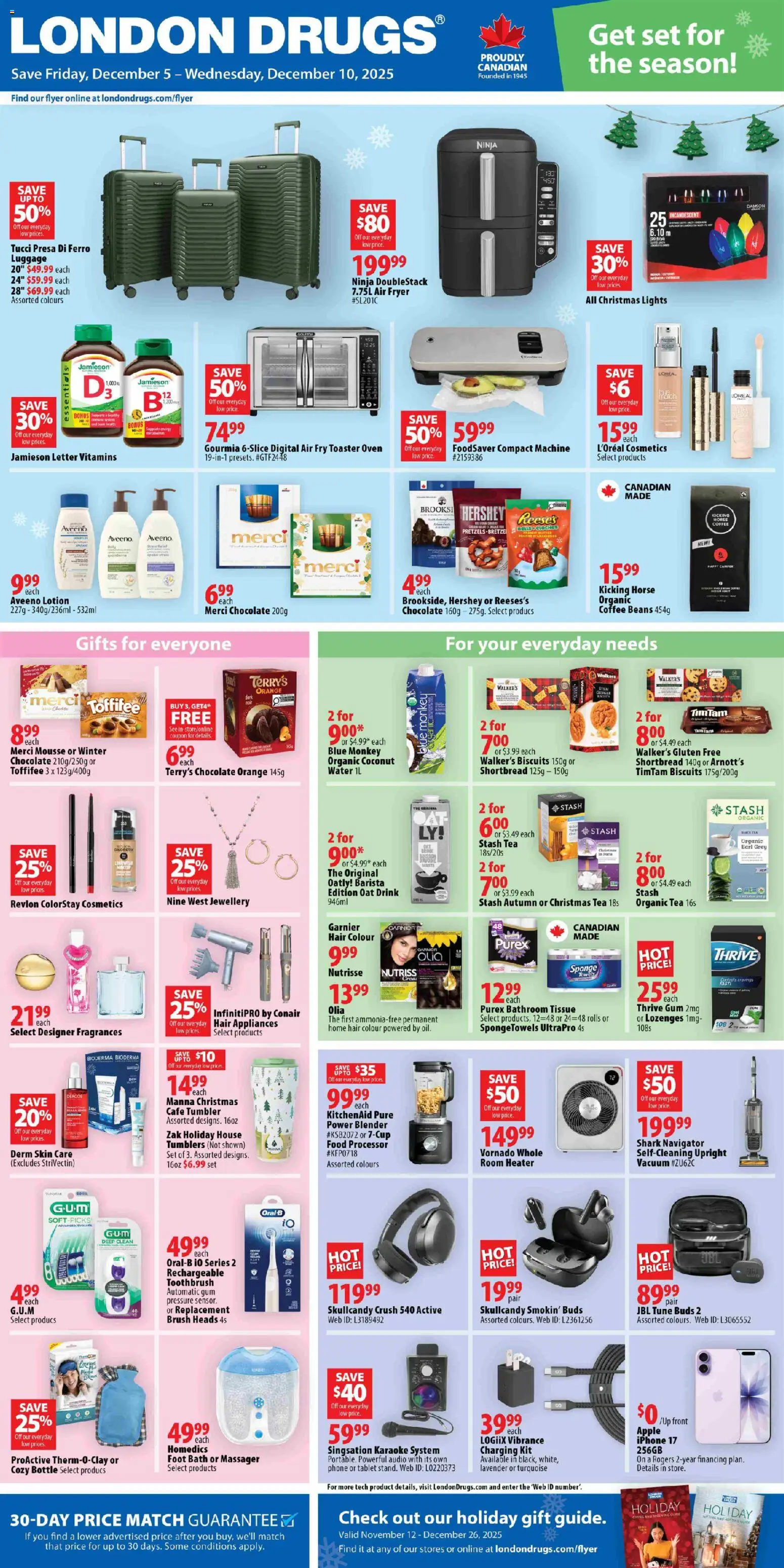 Preview of leaflet Weekly flyer / circulaire from shop London Drugs is valid from Dec 05, 2025