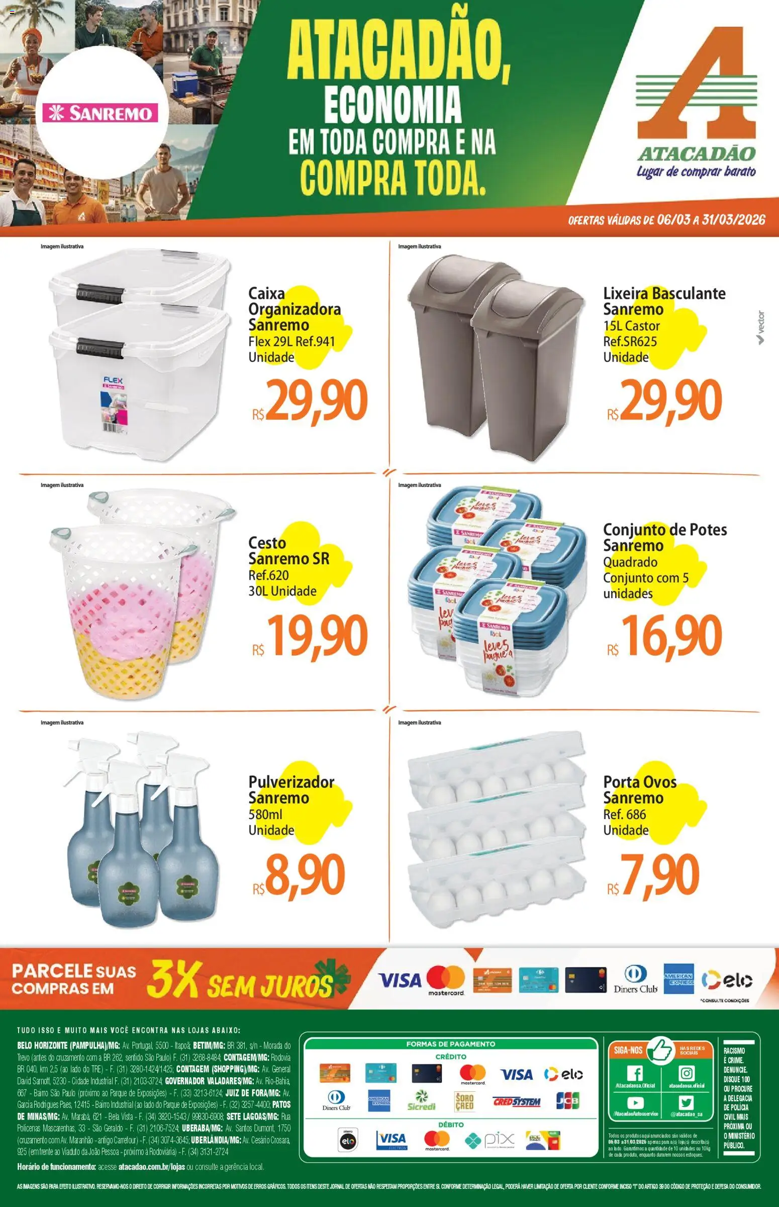 Pré-Visualização do folheto "Atacadão ofertas - MG" da loja Atacadão válido a partir de 06/03/2026