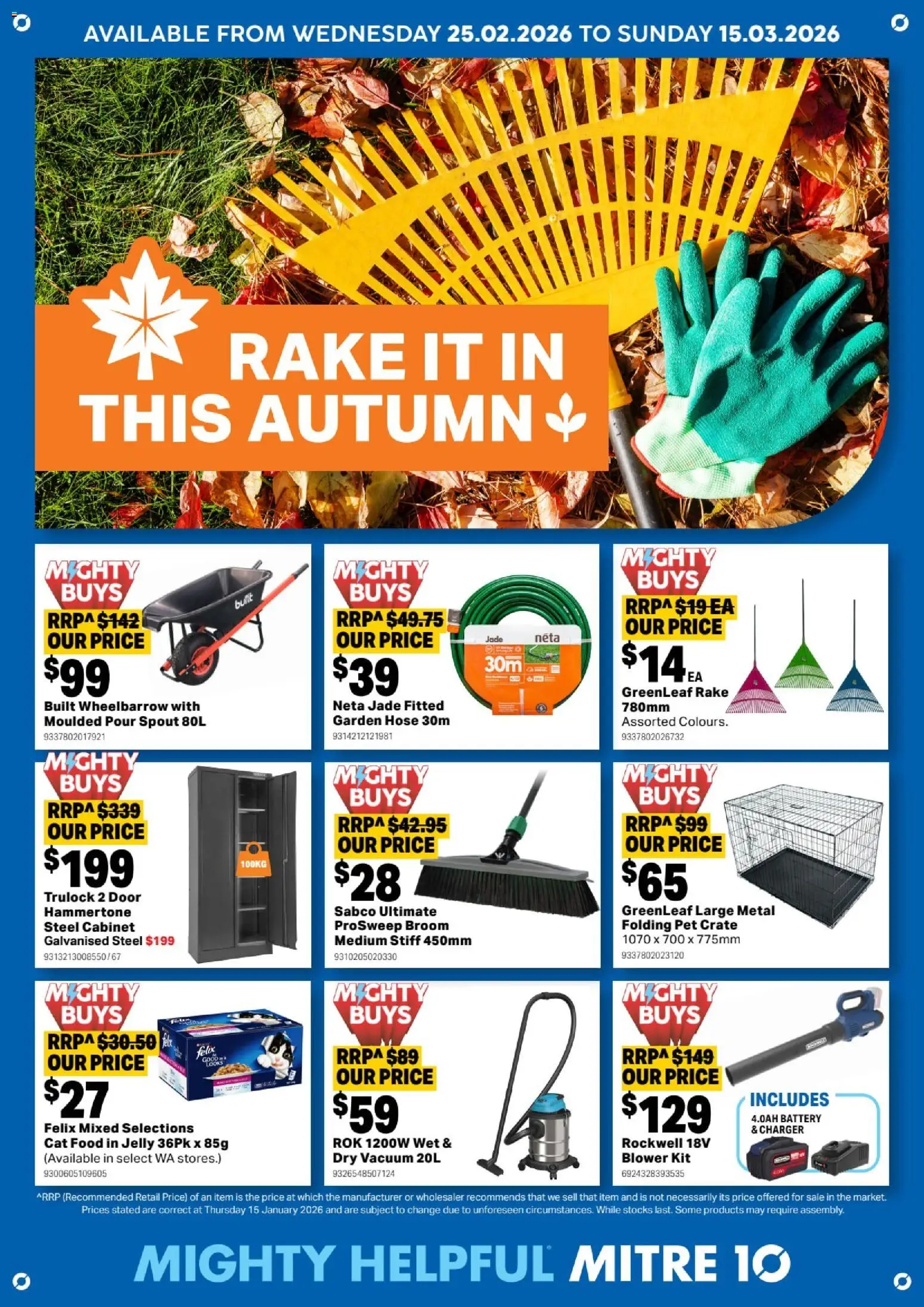 Preview of catalogue Catalogue from shop Mitre 10 valid 25/02/2026