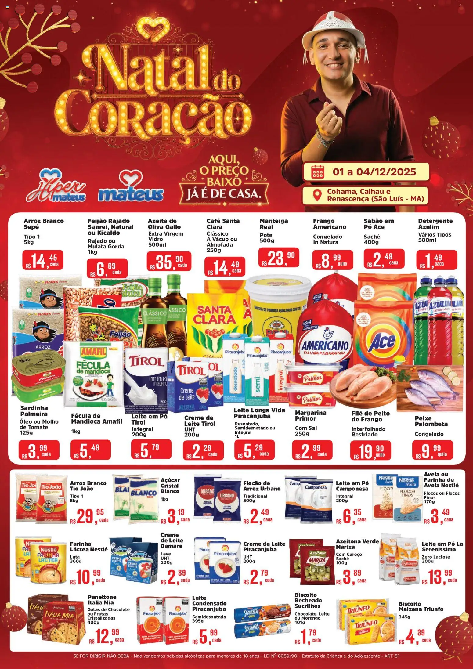 Pré-Visualização do folheto "Ofertas da semana" da loja Mateus válido a partir de 01/12/2025