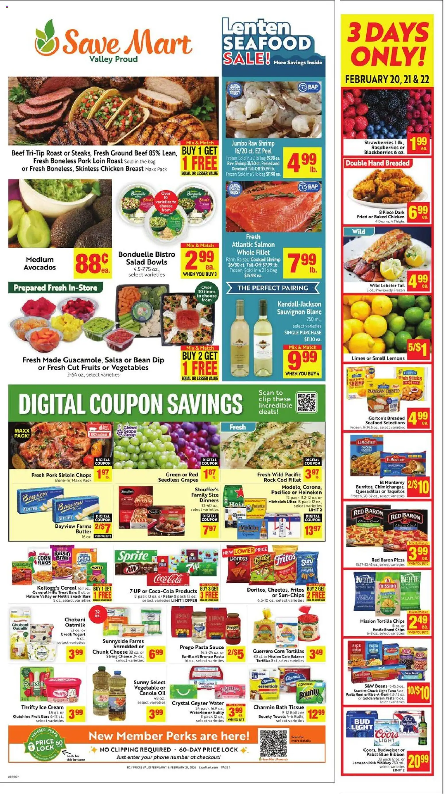 Ad Preview of Save Mart Weekly Ad from 02/18/2026