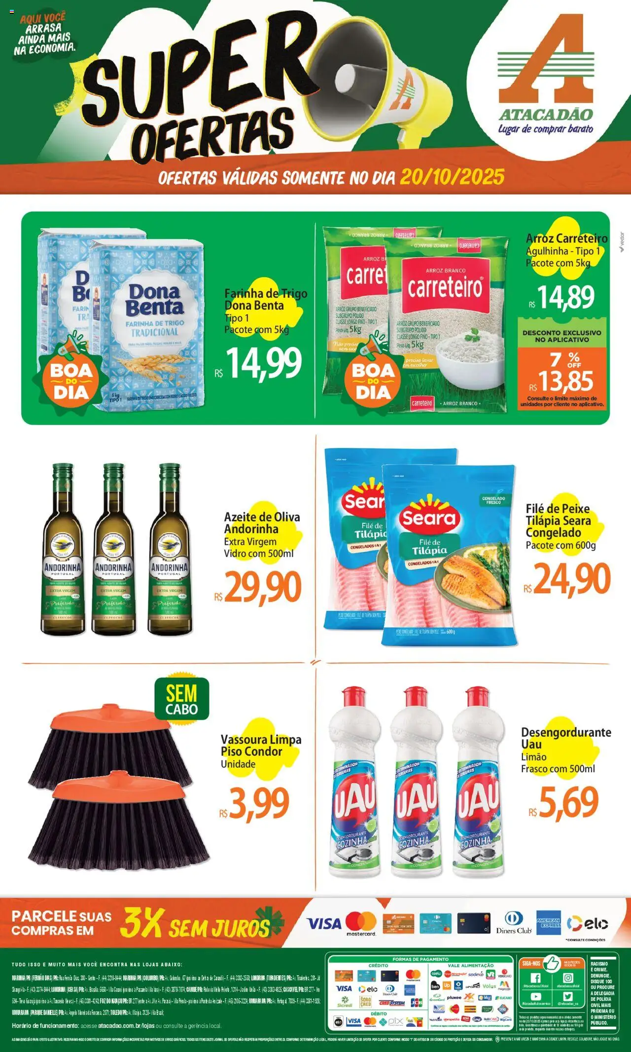 Atacadão folheto "Ofertas - PR" válido a partir de 20/10/2025 - número de página 1