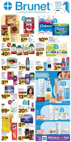 Preview of leaflet Brunet weekly flyer / circulaire from shop Brunet is valid from Mar 12, 2026