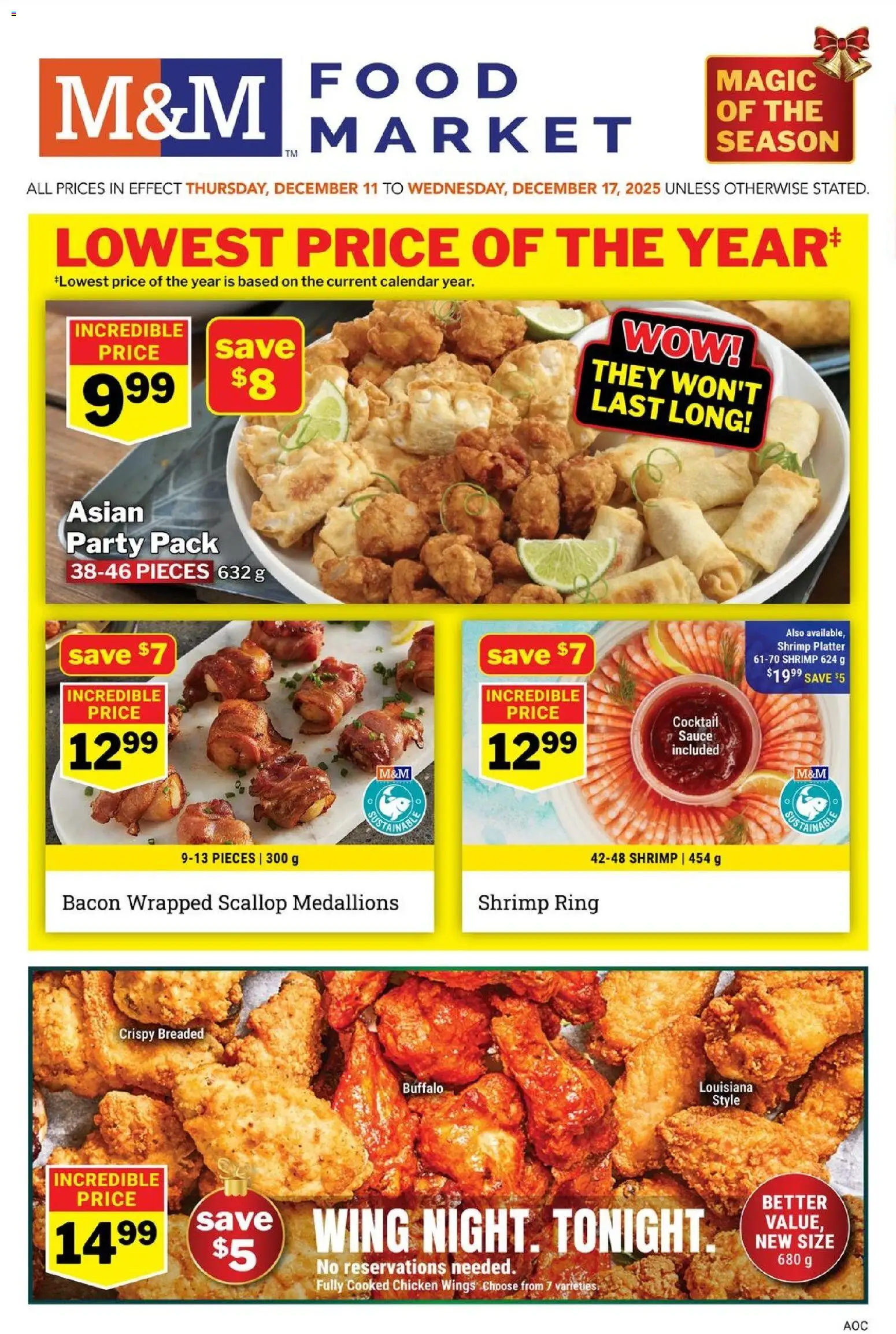 Preview of leaflet Weekly flyer / circulaire from shop M&M Food Market is valid from Dec 11, 2025