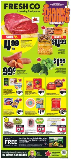 Preview of leaflet Weekly Flyer - ON from shop FreshCo is valid from Oct 09, 2025