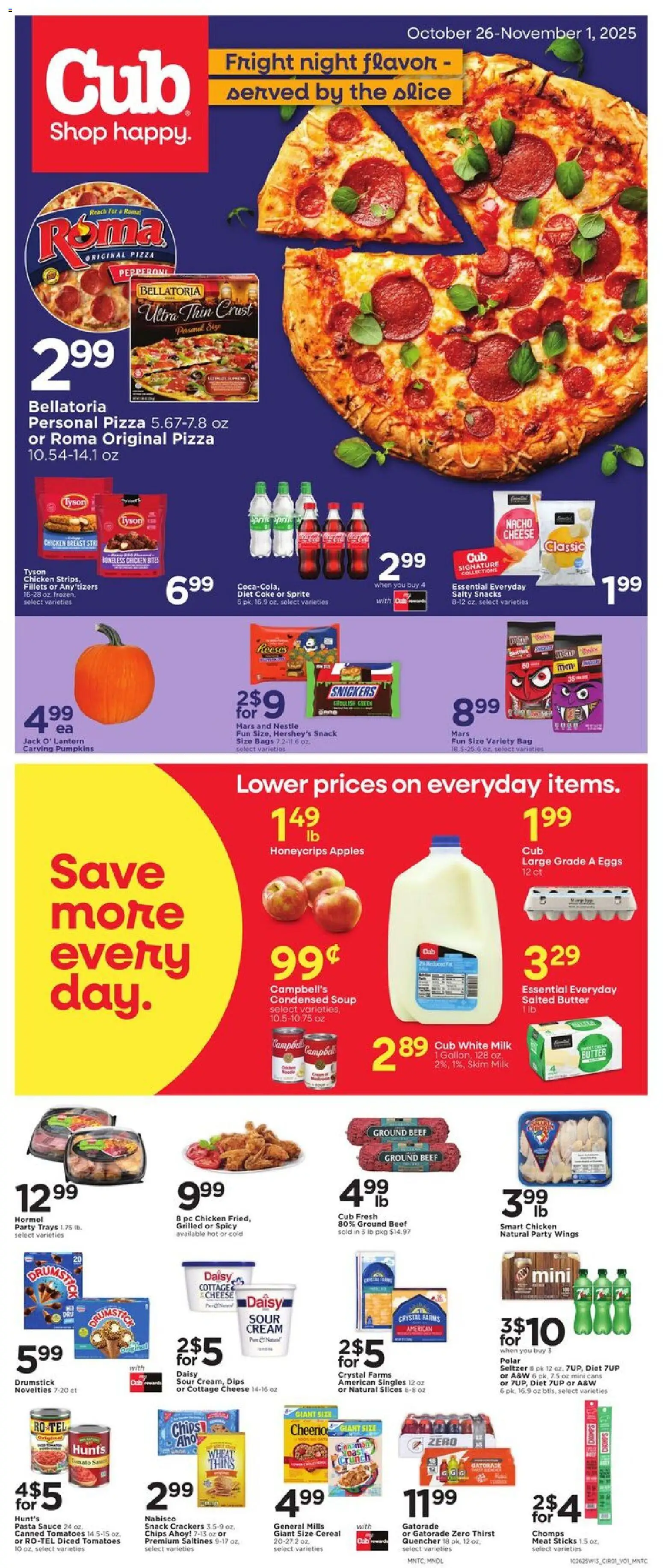 Cub Foods Weekly Ad from 10/26/2025 - Flyer - Page number 1