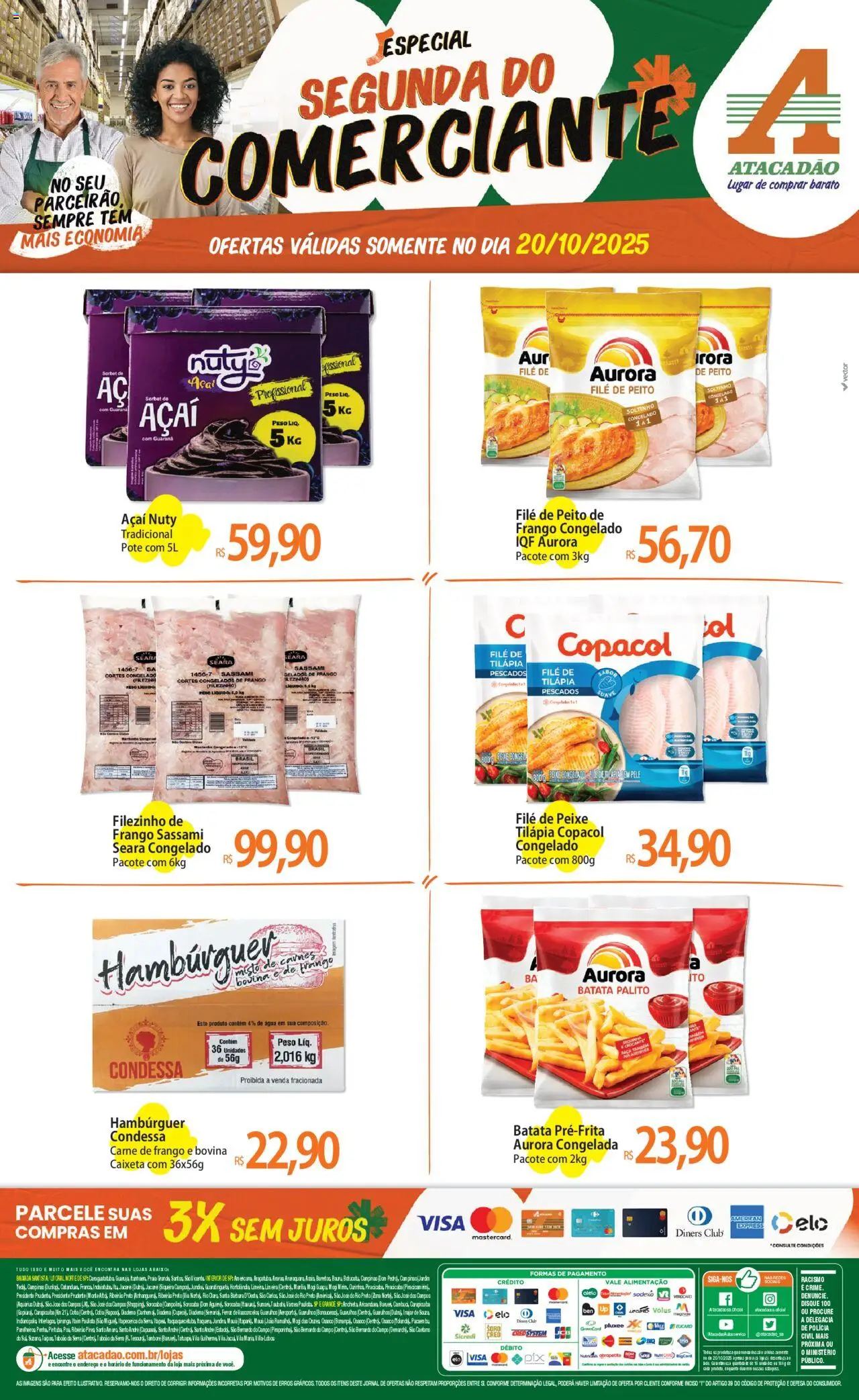 Atacadão folheto "Ofertas - SP" válido a partir de 20/10/2025 - número de página 1