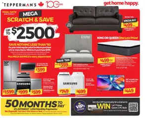 Preview of leaflet Weekly flyer / circulaire from shop Tepperman's is valid from Sep 25, 2025