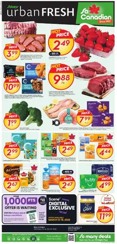 Un aperçu du dépliant Sobeys weekly flyer - ON du magasin Sobeys est valide à partir 12 mars 2026