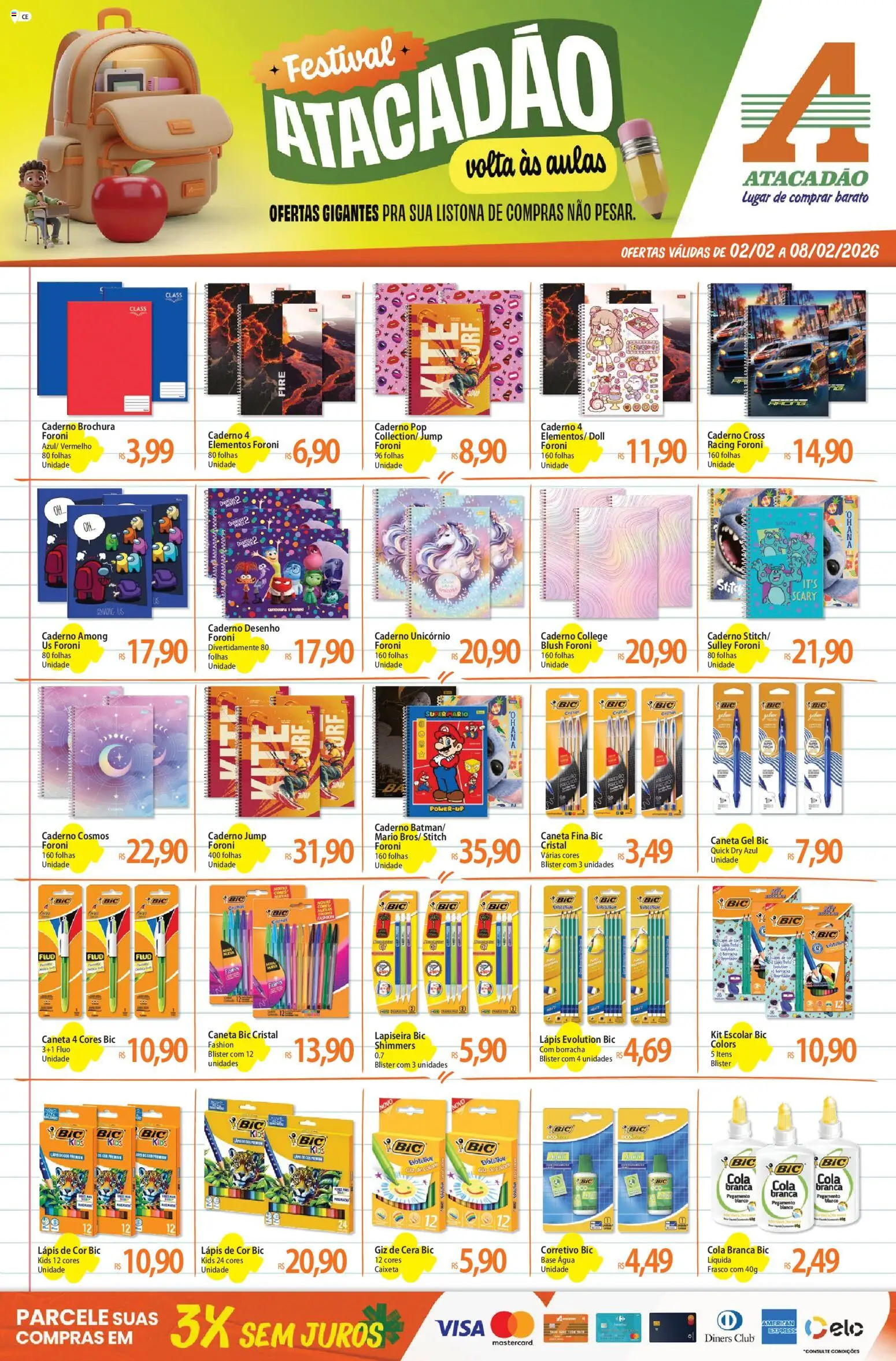 Pré-Visualização do folheto "Ofertas - CE" da loja Atacadão válido a partir de 02/02/2026