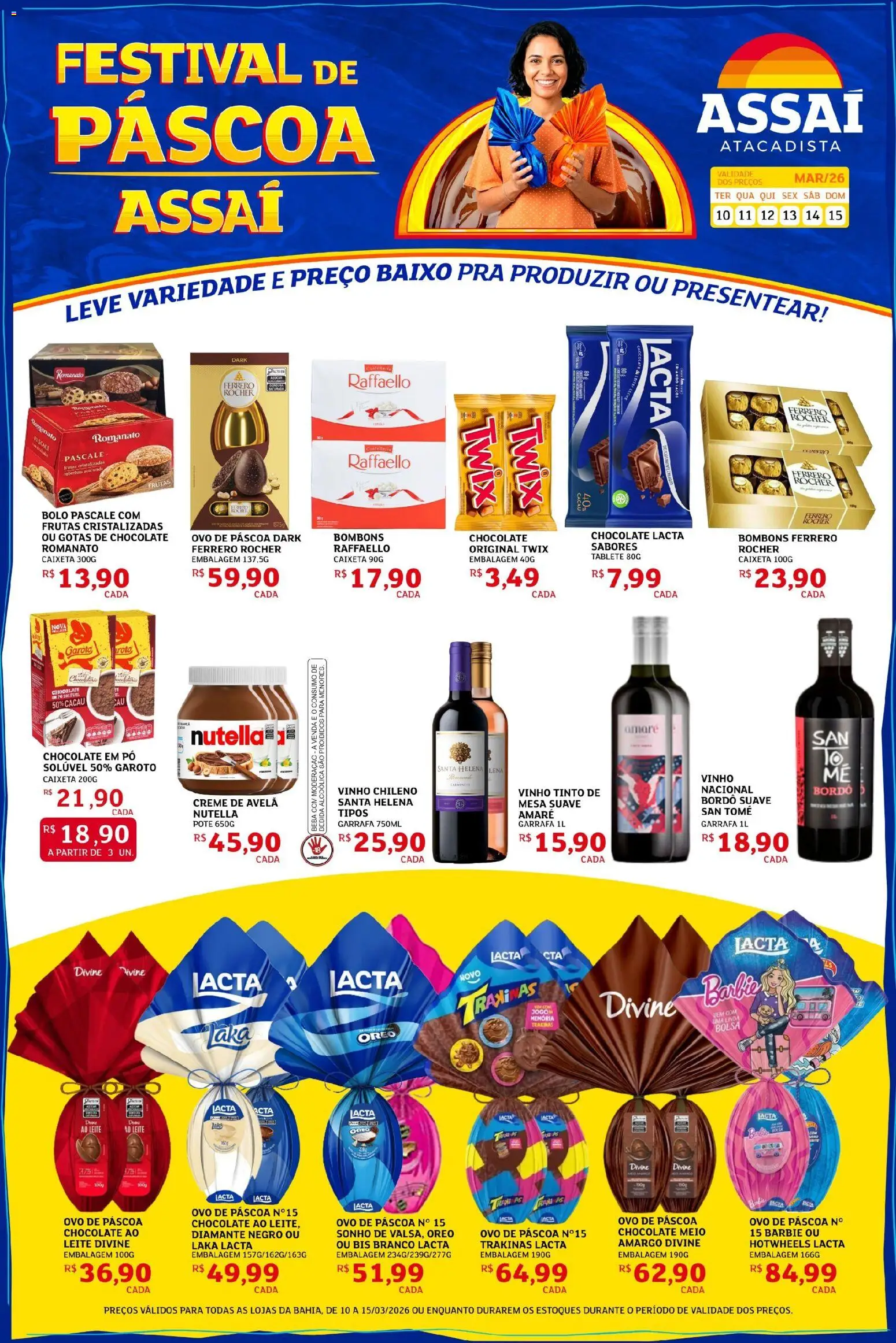 Pré-Visualização do folheto "Assaí Atacadista ofertas - BA" da loja Assaí Atacadista válido a partir de 10/03/2026