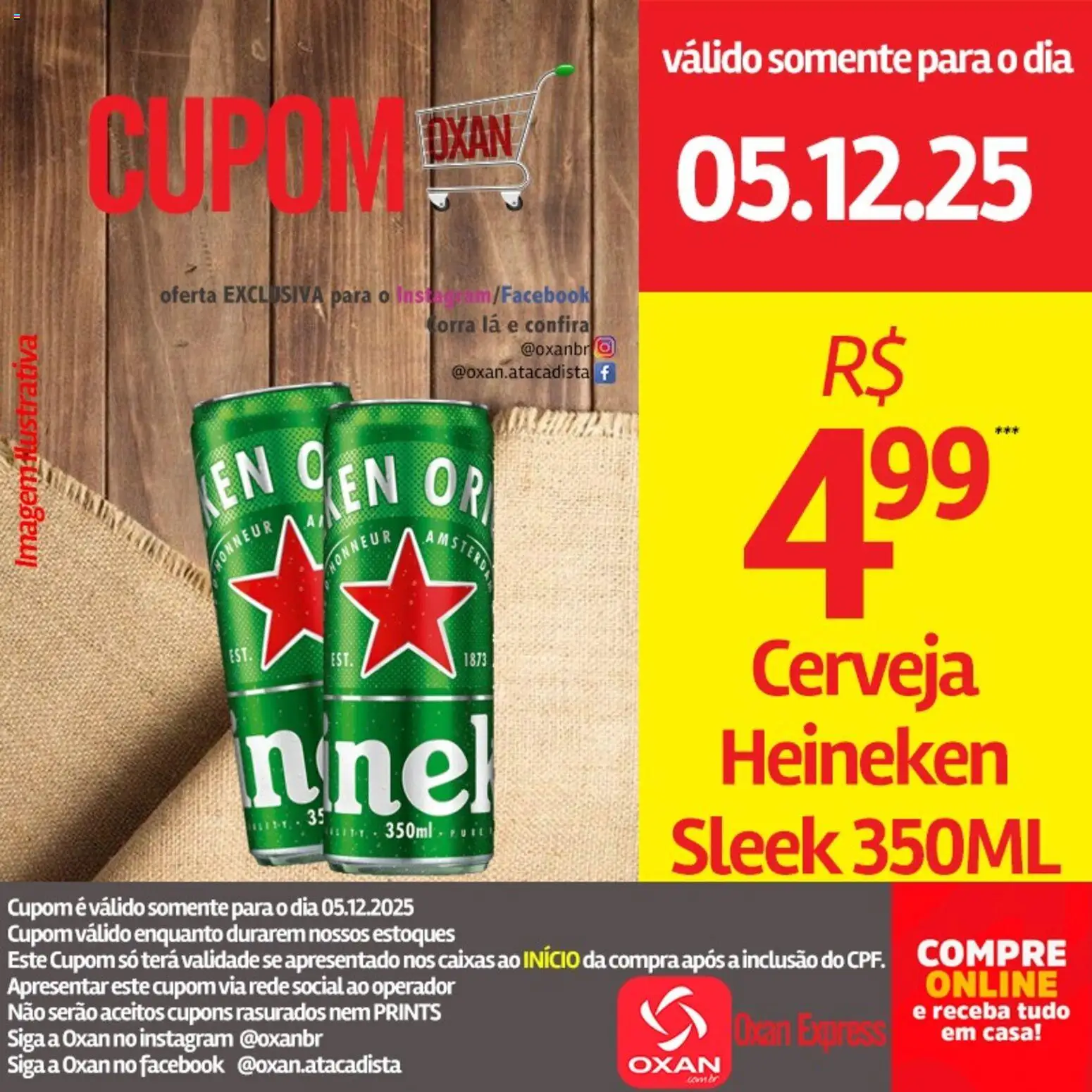 Pré-Visualização do folheto "Ofertas da semana" da loja Oxan Atacadista válido a partir de 05/12/2025