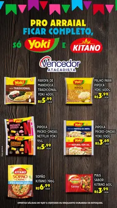Pré-Visualização do folheto "Ofertas da semana" da loja Vencedor Atacadista válido a partir de 15/07/2025