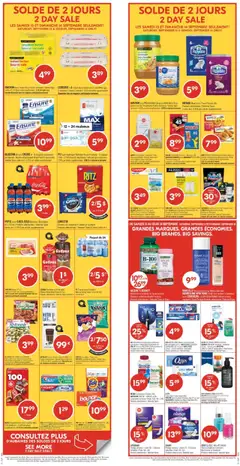 Un aperçu du dépliant Weekly flyer / circulaire du magasin Pharmaprix est valide à partir 13 sept. 2025