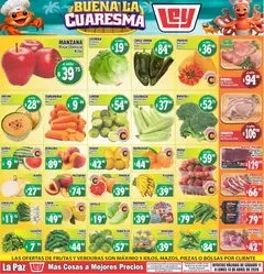 Vista previa las ofertas de la tienda Casa Ley - Casa Ley folleto Las ofertas de frutas y verdunas La Paz desde el 11/04/2026 