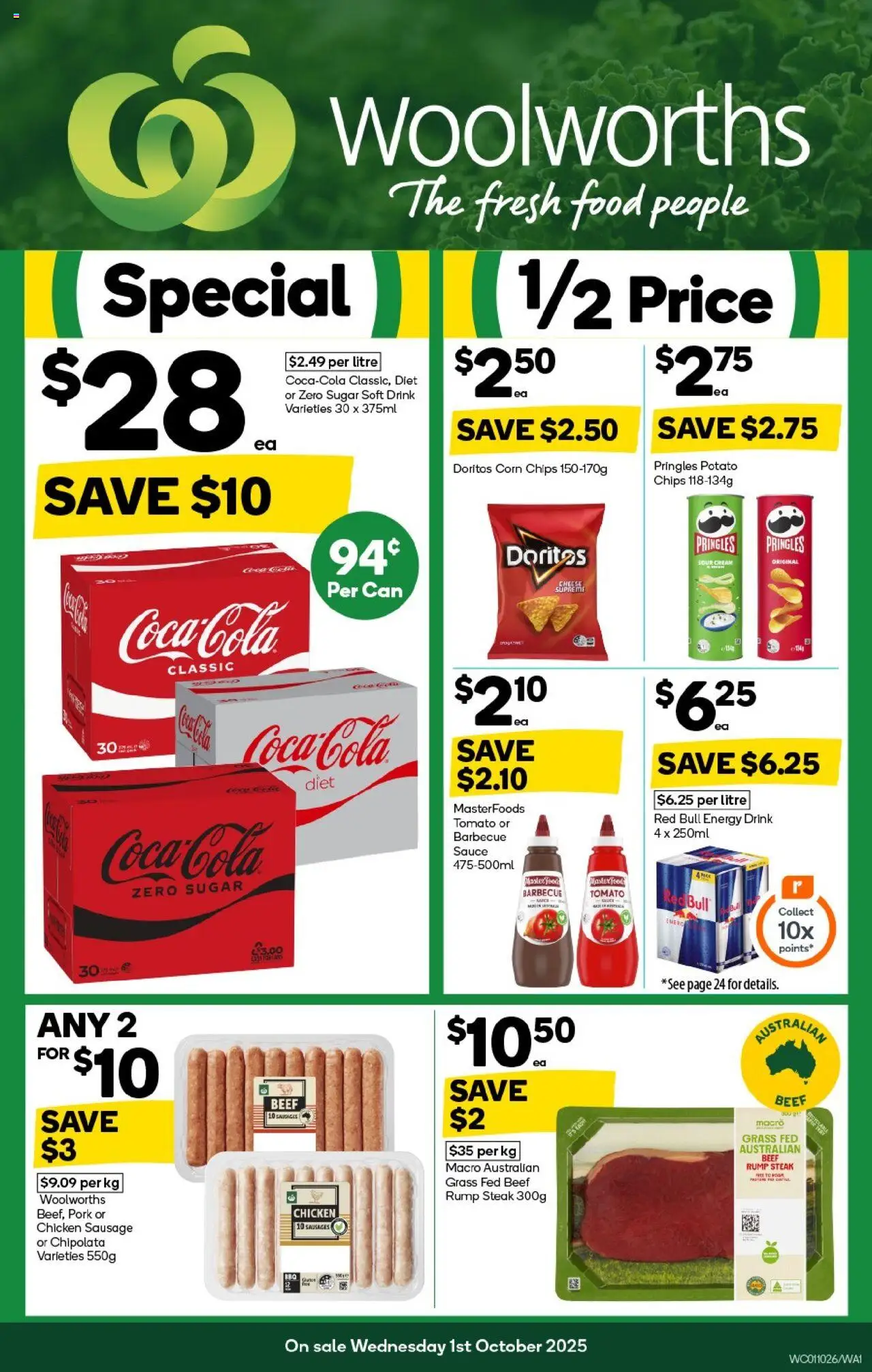 Woolworths catalogue valid from 01/10/2025 - page 1