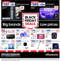 Preview of catalogue Black Friday from shop Officeworks valid 17/11/2025