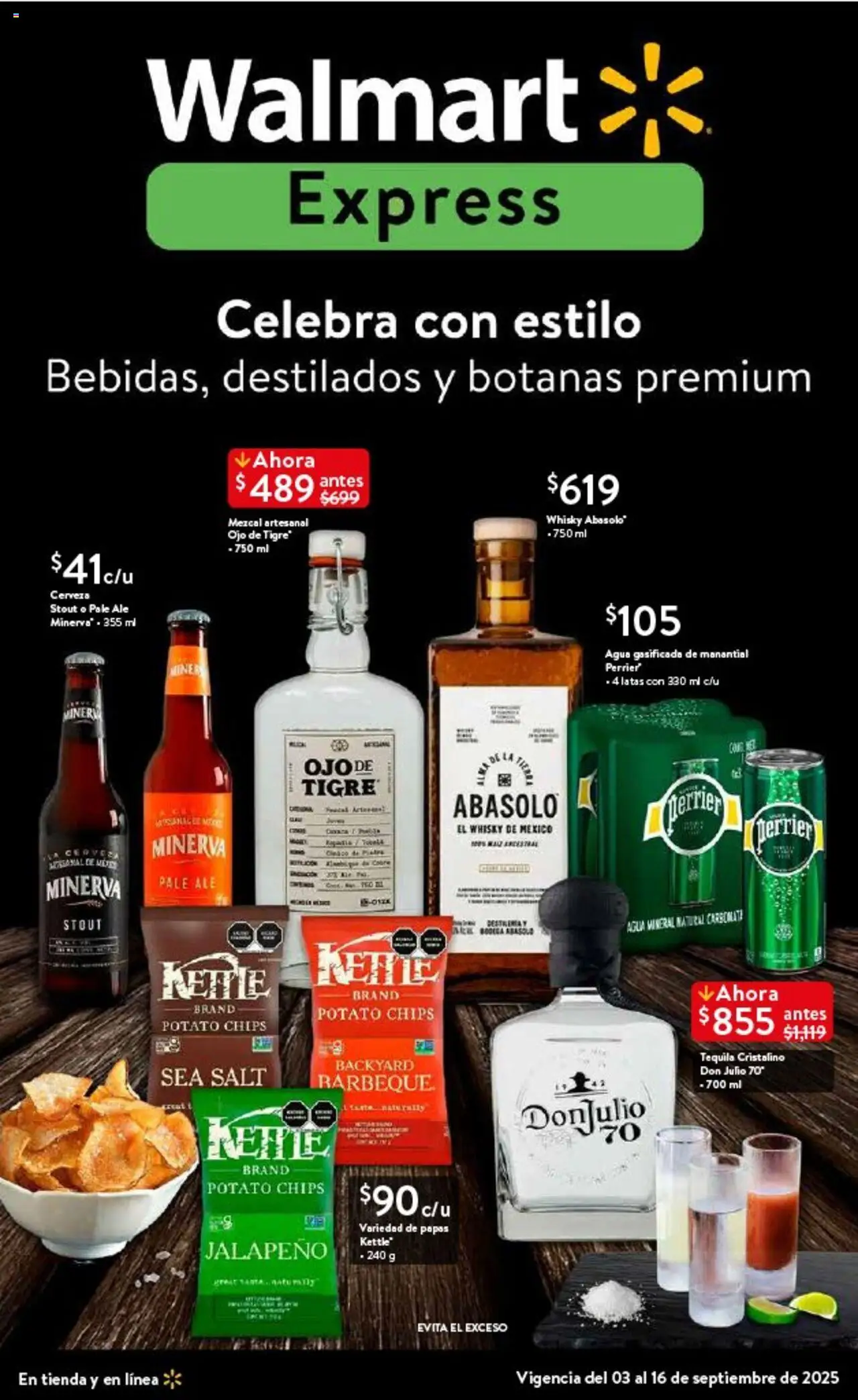 Folleto Fiestas Patrias Walmart Express y sus promociones válidas desde el 03/09/2025 - Número de página 1