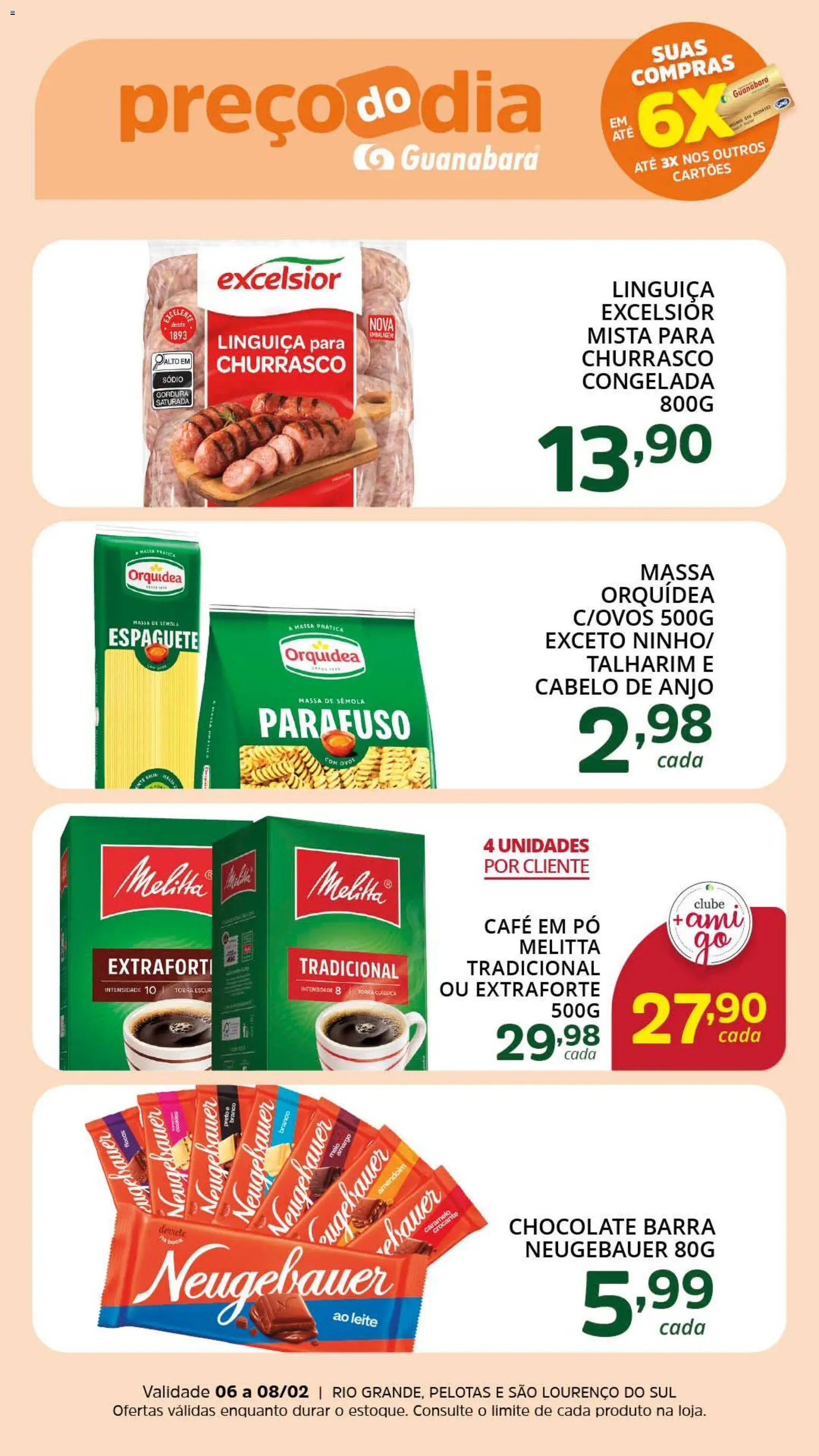 Pré-Visualização do folheto "Ofertas da semana" da loja Supermercado Guanabara válido a partir de 06/02/2026