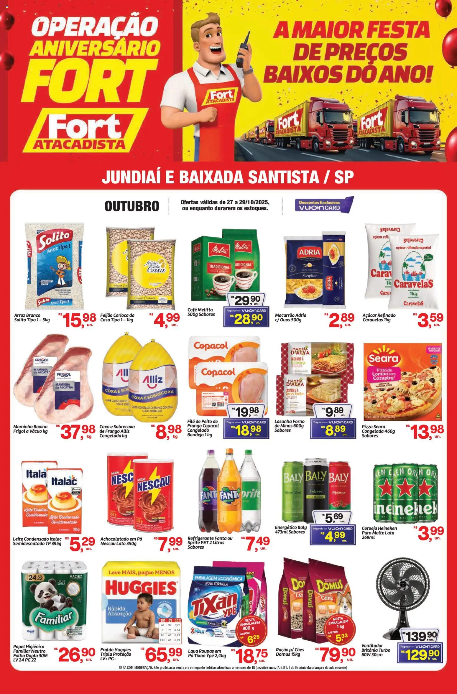 Fort Atacadista folheto "Ofertas da semana" válido a partir de 27/10/2025 - número de página 1