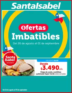 Folleto de la tienda Santa Isabel válido desde el 25.08.2025 