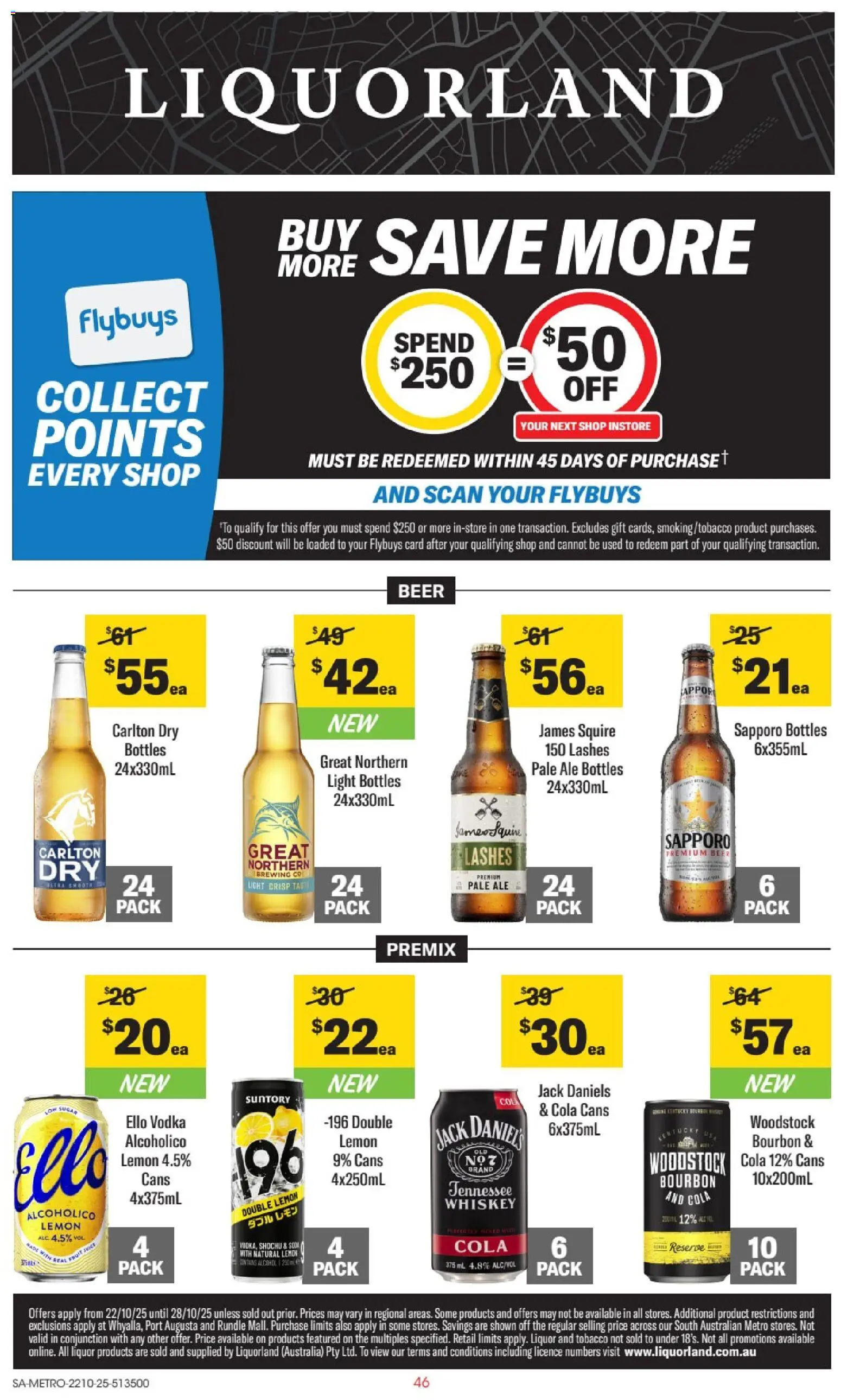Liquorland catalogue valid from 22/10/2025 - page 1