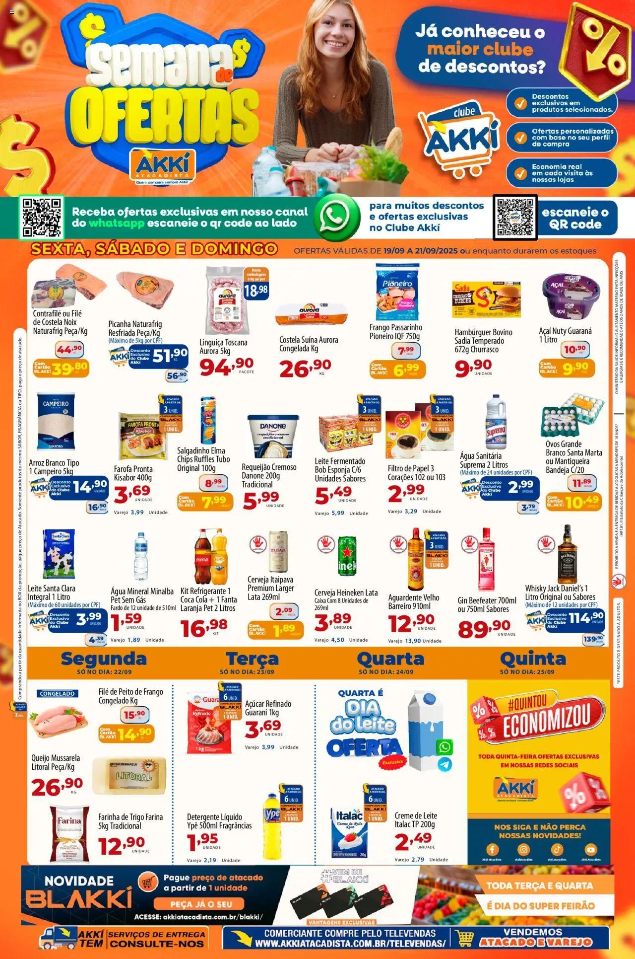 Akki Atacadista folheto "Ofertas da semana" válido a partir de 19/09/2025 - número de página 1