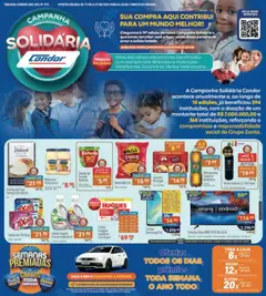 Pré-Visualização do folheto "Ofertas Solidaria" da loja Supermercados Condor válido a partir de 11/08/2025