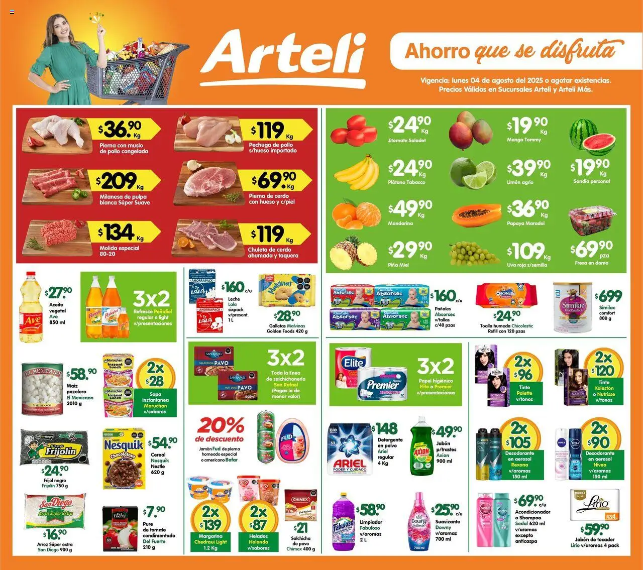 Folleto Valles Arteli y sus promociones válidas desde el 04/08/2025 - Número de página 1