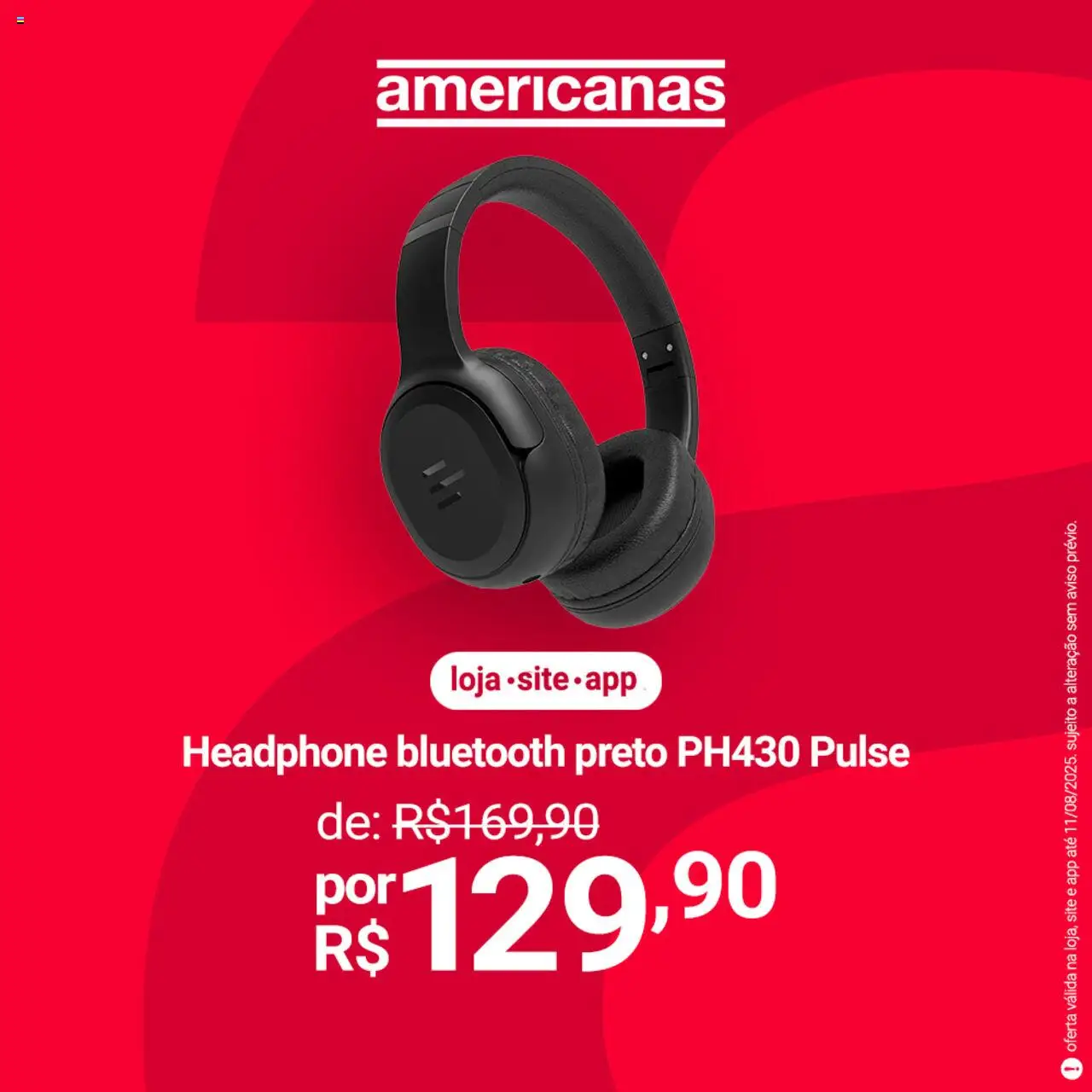 Lojas Americanas folheto "Ofertas da semana" válido a partir de 07/08/2025 - número de página 1
