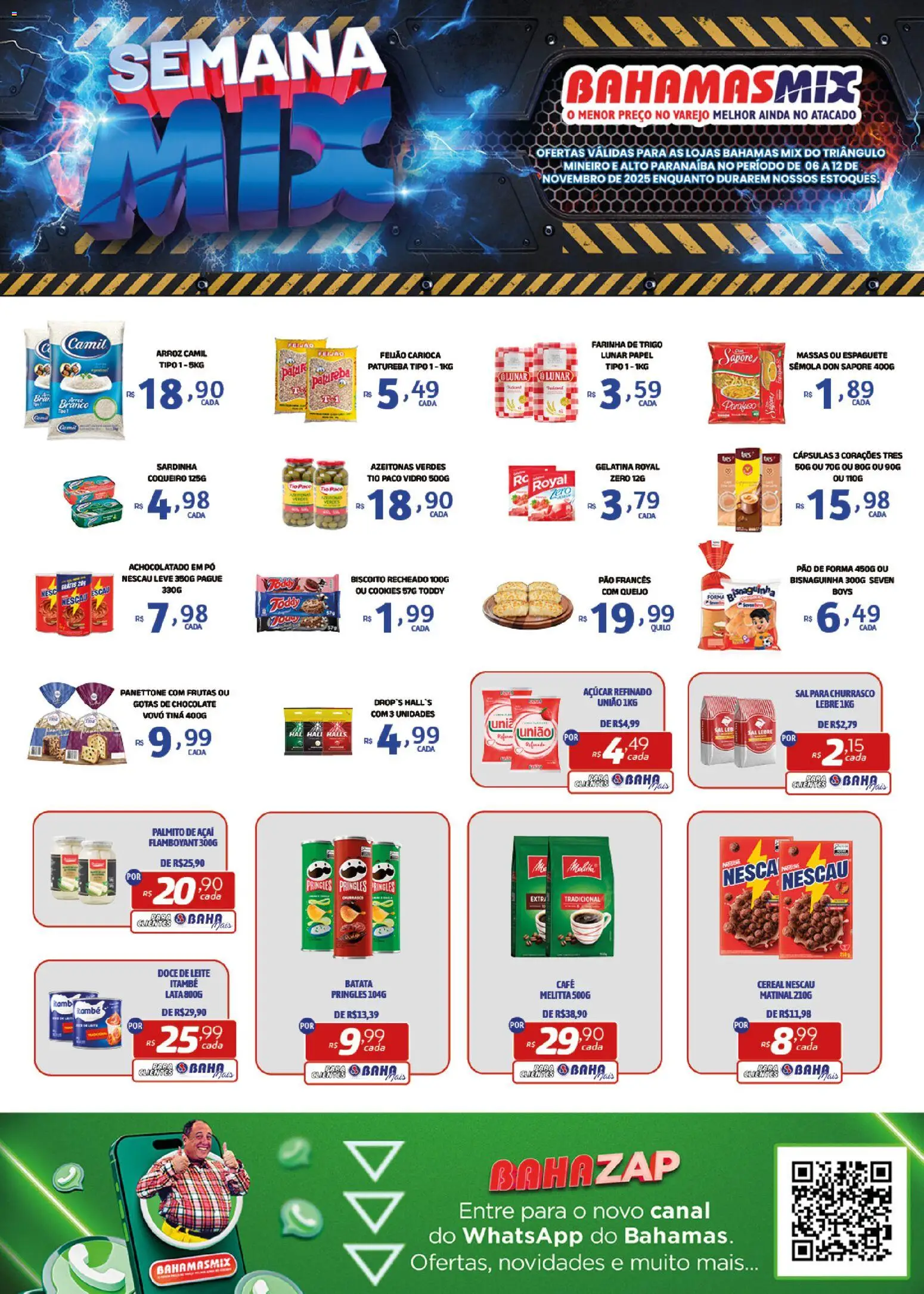 Pré-Visualização do folheto "Ofertas da semana" da loja Bahamas Mix válido a partir de 06/11/2025