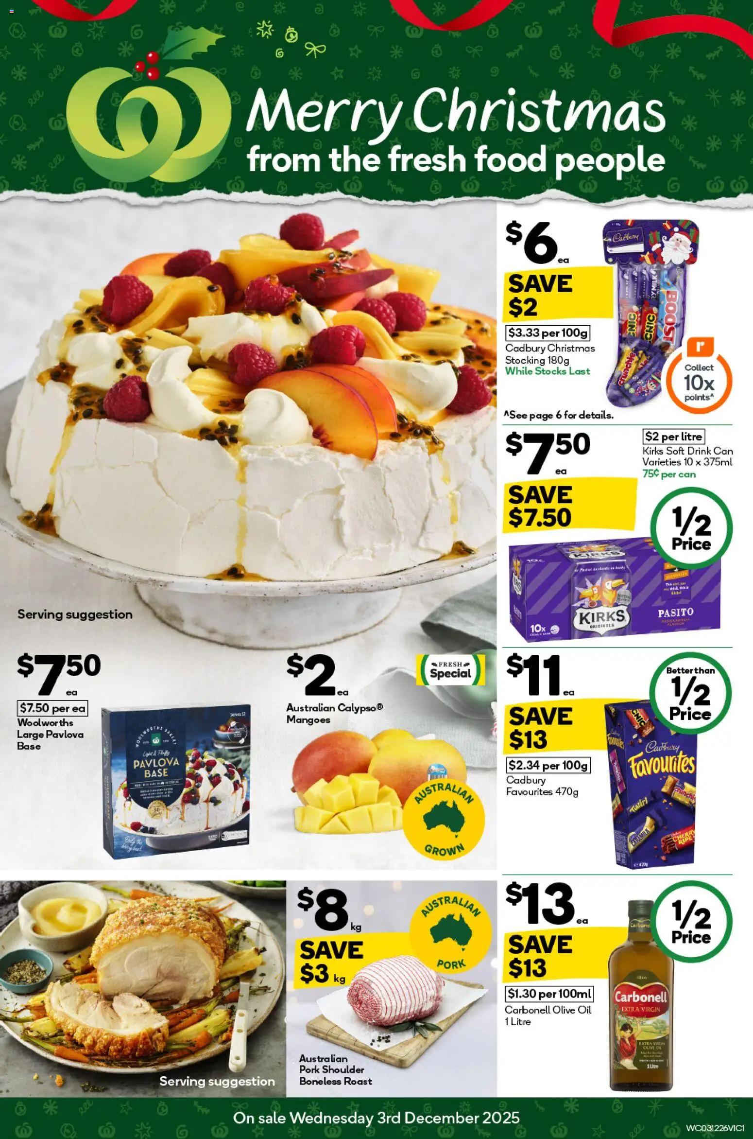 Preview of catalogue Weekly Specials Catalogue VIC from shop Woolworths valid 03/12/2025