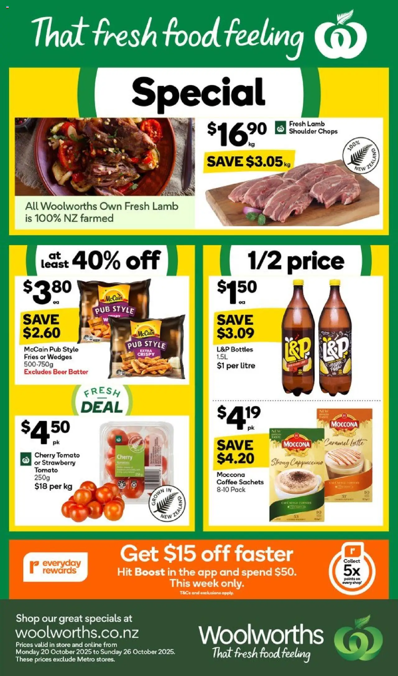 Catalogue Woolworths catalogue valid from 20 Oct 2025 - page 1