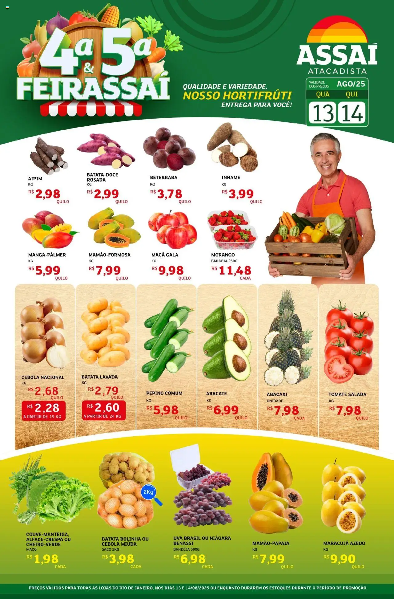 Assaí Atacadista folheto "Encarte - RJ" válido a partir de 13/08/2025 - número de página 1