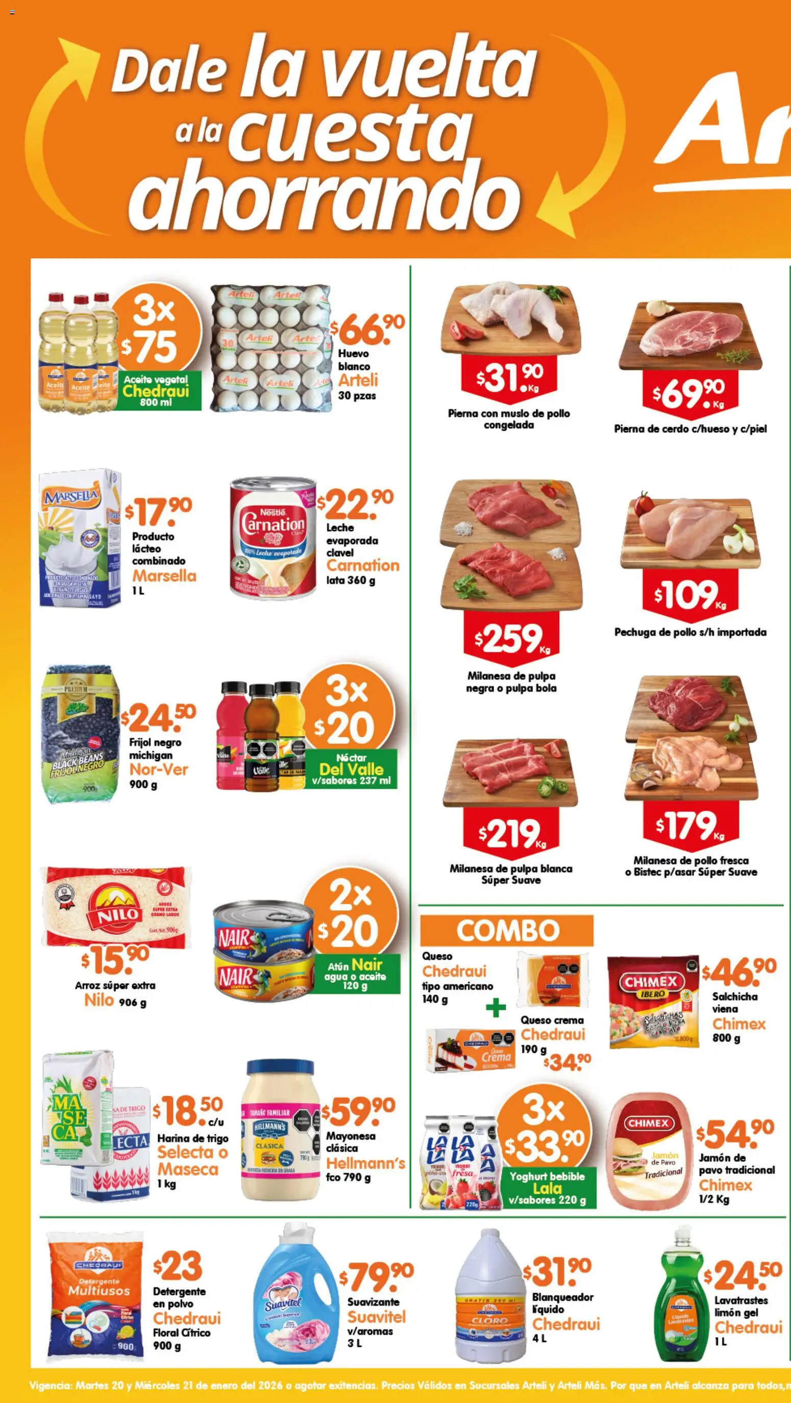 Vista previa las ofertas de la tienda Arteli - Folleto Tuxpan desde el 20/01/2026 