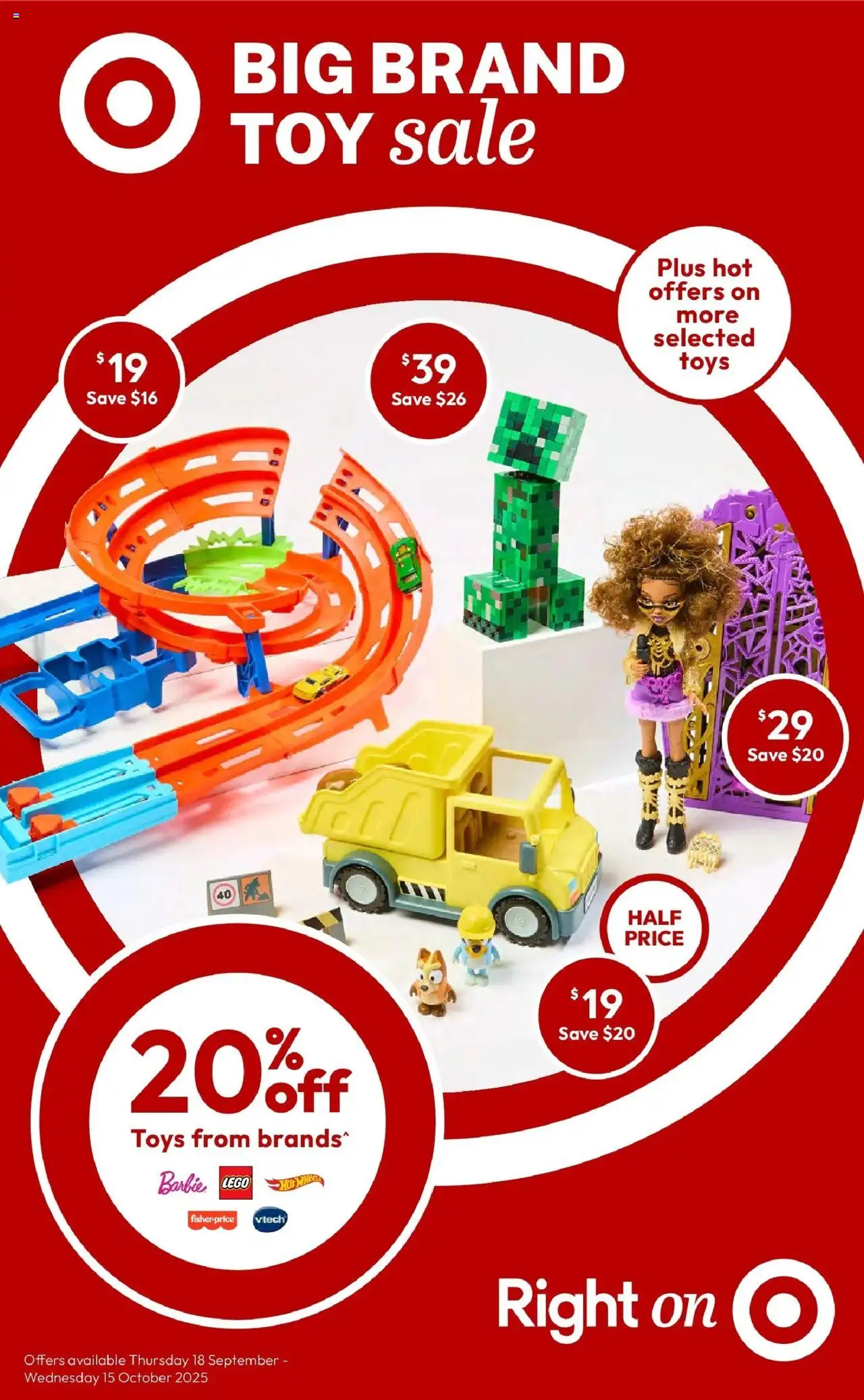 Target catalogue valid from 18/09/2025 - page 1