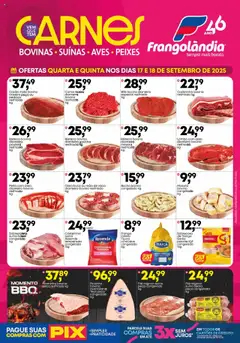 Pré-Visualização do folheto "Ofertas Carnes" da loja Frangolândia válido a partir de 17/09/2025