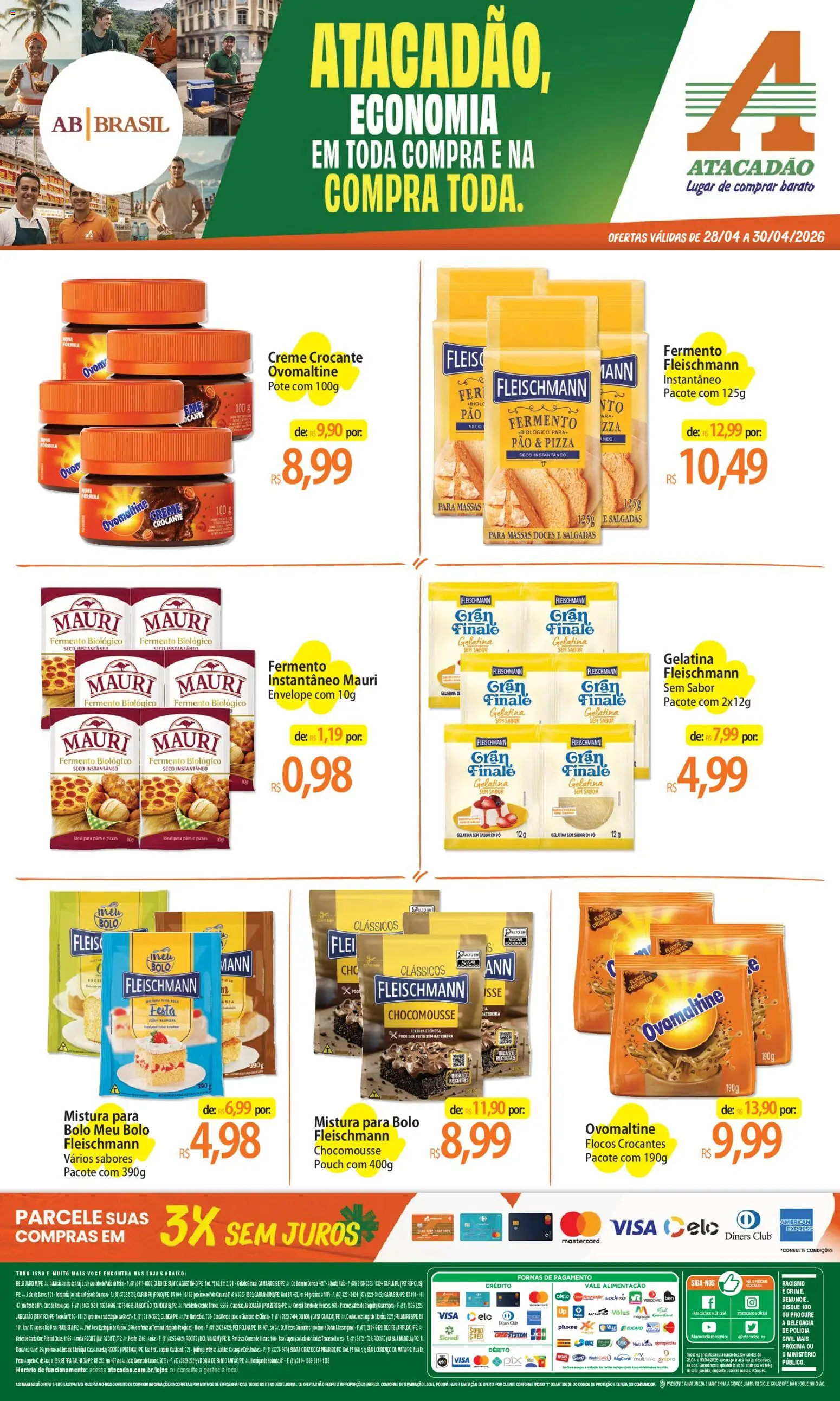 Pré-Visualização do folheto "Atacadão ofertas - PE" da loja Atacadão válido a partir de 28/04/2026